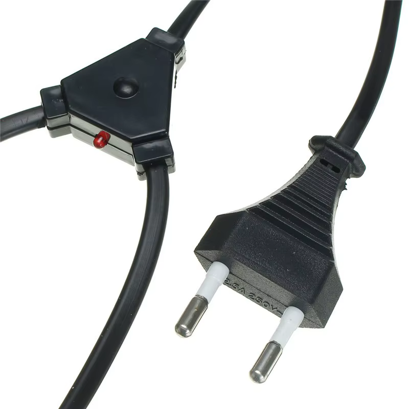must elektrijuhe euroopa pistikuga
