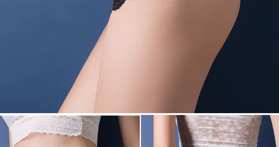 naiste pitsilised aluspüksid, millel on mustad ja valged detailid