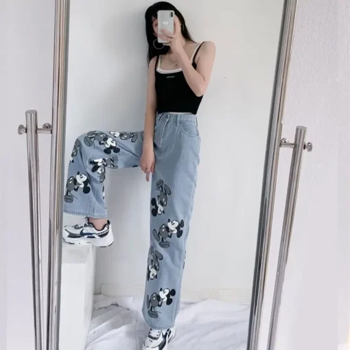 Miki-Hiirega naiste teksased