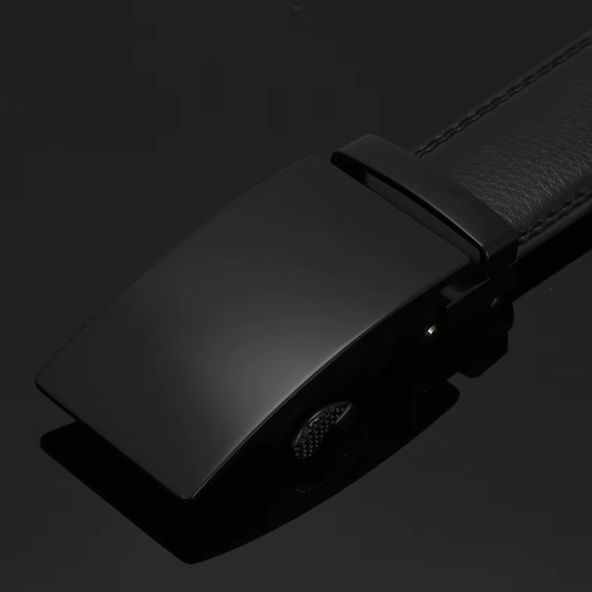 must meeste püksirihm sileda metallist pandlaga