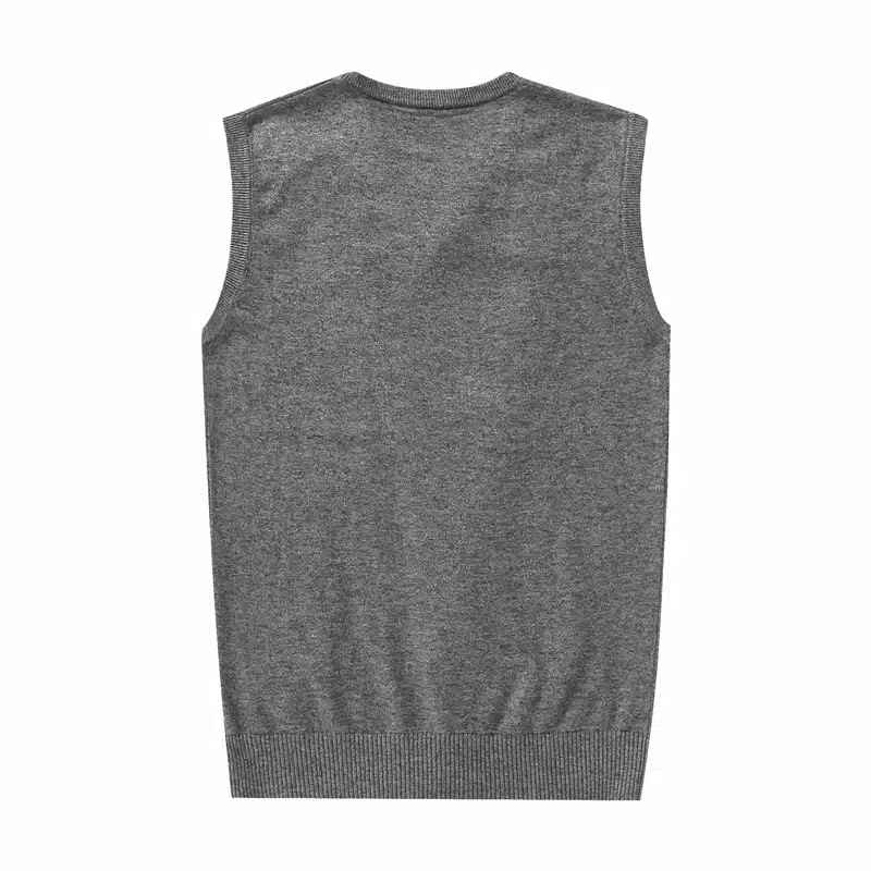 COODRONY Autumn Winter Cashmere Classic Vest Sweater Men Sleeveless Sweaters Solid Color V-Neck Wool Pullovers Men Jersey Hombre 10