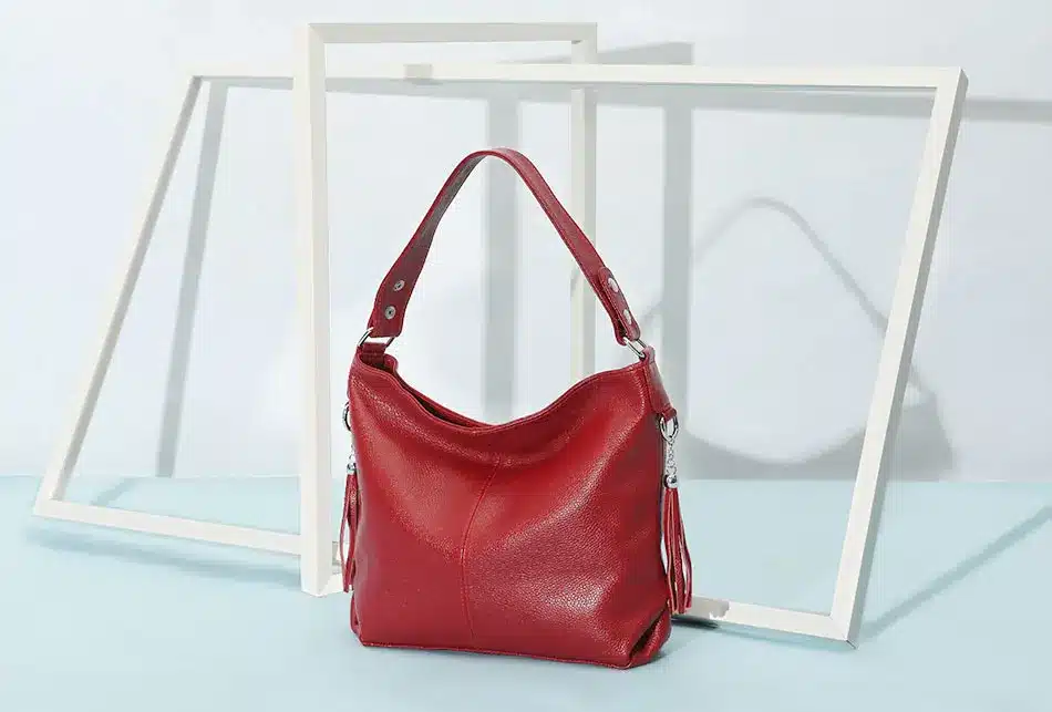 2018 New Fashion Soft Real Genuine Leather Tassel Women's Handbag Ladies Shoulder Tote Messenger Bag Purse Satchel Black White 7