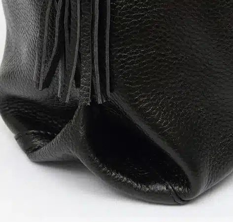 2018 New Fashion Soft Real Genuine Leather Tassel Women's Handbag Ladies Shoulder Tote Messenger Bag Purse Satchel Black White 17