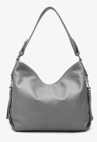 2018 New Fashion Soft Real Genuine Leather Tassel Women's Handbag Ladies Shoulder Tote Messenger Bag Purse Satchel Black White 27