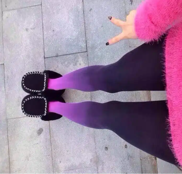 BIVIGAOS Womens Seasons Kawaii 120D Velvet Gradient Opaque Seamless Pantyhose Stockings Candy Color Tights Medias Tayt For Women 44