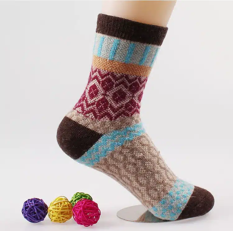 2017 New Winter Thermal Cashmere Socks Women Warm Rabbit Wool Socks Women's Thicken Socks Girl Casual Socks 5 pairs/lot 31