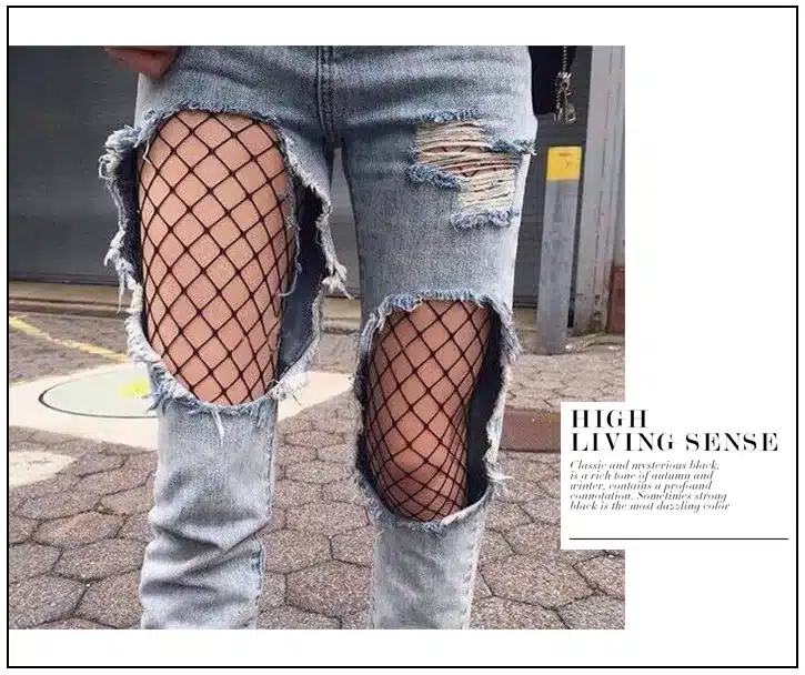 Fashion New Trend Hipster's Women Fishnet Stockings Net Pantyhose Lady Sexy Lingerie Mesh Stockings fishnet thigh high stockings 9