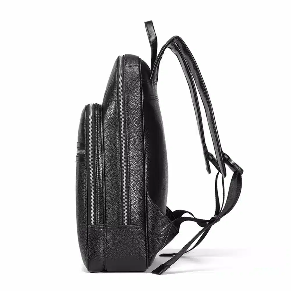 BISON DENIM 2017 Genuine Leather Backpack School Laptop Backpack Travel Backpack Male Fashion Backpack Schoolbag N2337 13