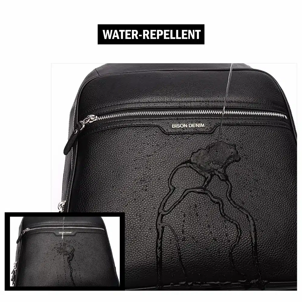 BISON DENIM 2017 Genuine Leather Backpack School Laptop Backpack Travel Backpack Male Fashion Backpack Schoolbag N2337 20