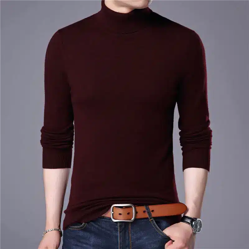 COODRONY Merino Wool Sweater Men Casual Classic Turtleneck Pull Homme 2017 Winter Soft Warm Cashmere Men's Pullover Sweaters 310 10