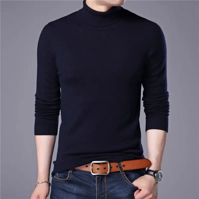 COODRONY Merino Wool Sweater Men Casual Classic Turtleneck Pull Homme 2017 Winter Soft Warm Cashmere Men's Pullover Sweaters 310 18