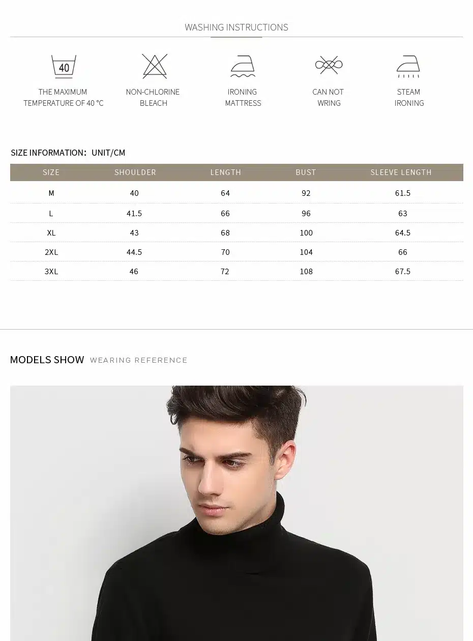 Hot 2018 New Autumn Winter Brand Clothing Sweater Men Turtleneck Slim Fit Winter Pullover Men Solid Color Knitted Sweater Men 6
