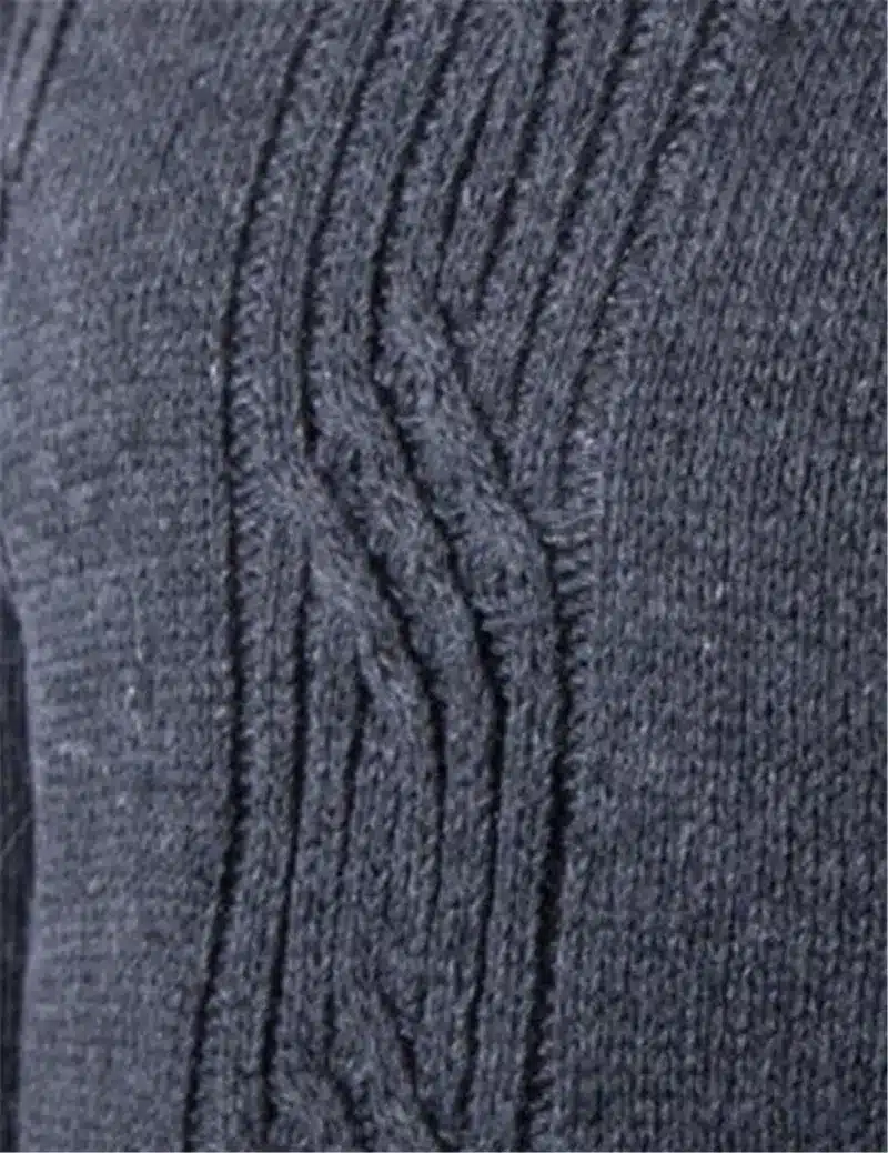 Covrlge 2017 Male Sweater Pullover Slim Warm Solid High Lapel Jacquard Hedging British Men's Clothing Mens Turtleneck MZM030 21