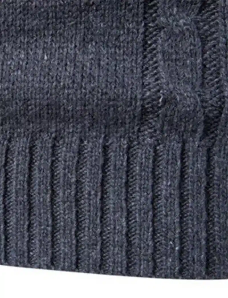 Covrlge 2017 Male Sweater Pullover Slim Warm Solid High Lapel Jacquard Hedging British Men's Clothing Mens Turtleneck MZM030 23