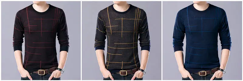COODRONY Soft Cashmere Sweaters O-Neck Wool Pullovers 2017 Autumn Winter Warm Sweater Men Brand Clothing Plus Size Pull Homme 65 6