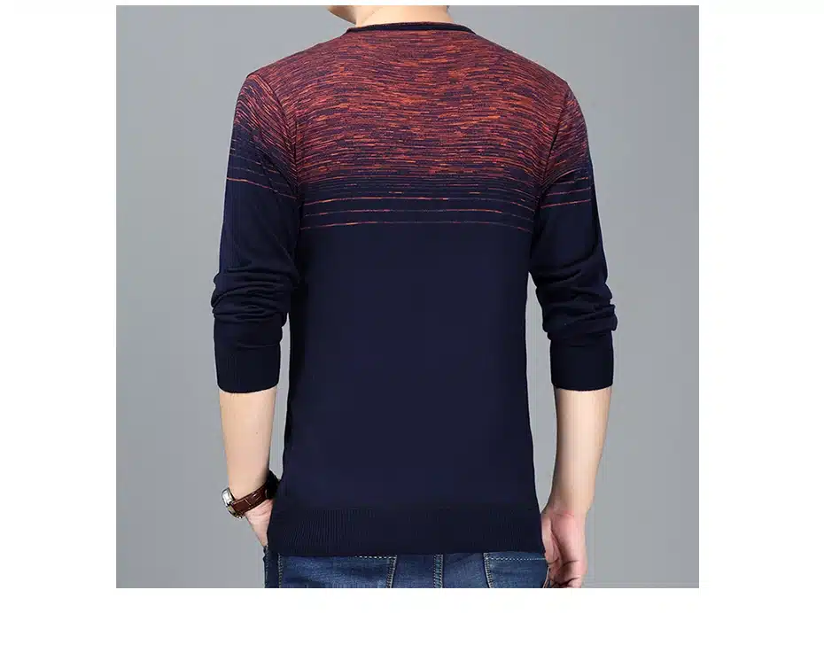 2018 New Spring & Autumn Fashion Brand Clothing Pullover Mens Sweaters Trend V-Neck Slim Fit Knitting Thin Sweaters For Men 27