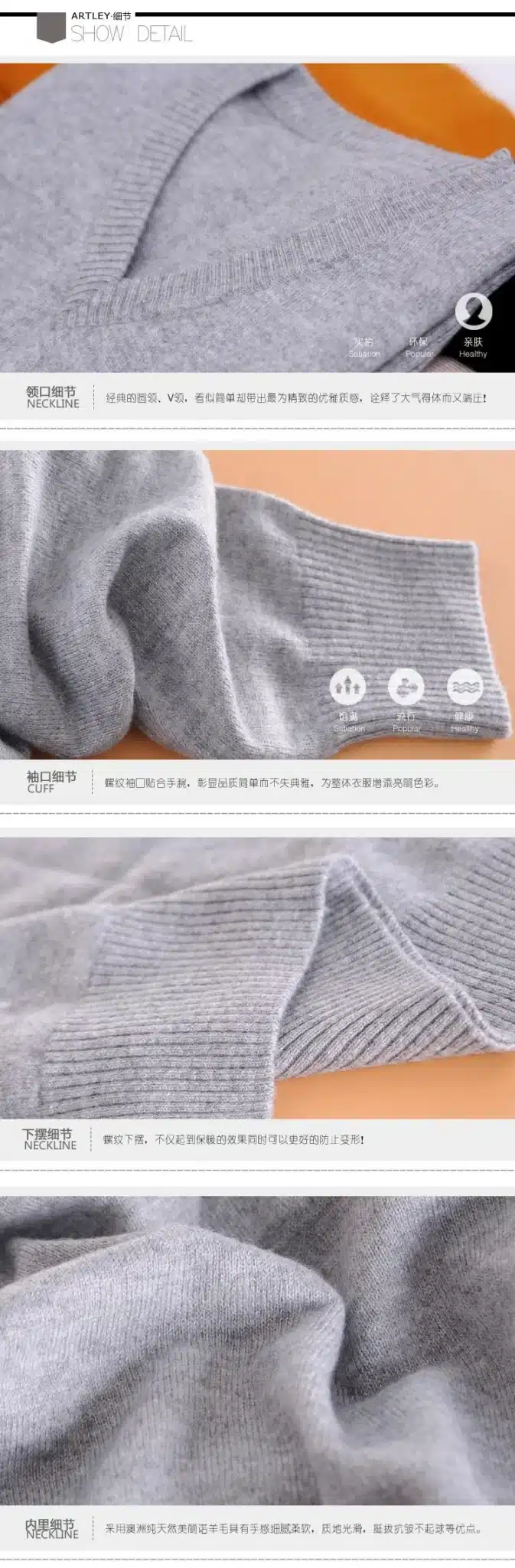LHZSYY Cashmere Sweater Men V Neck Mens Sweaters Fashion Casual Shirt Wool Sweater over Men O-Neck Cashmere Sweater 14