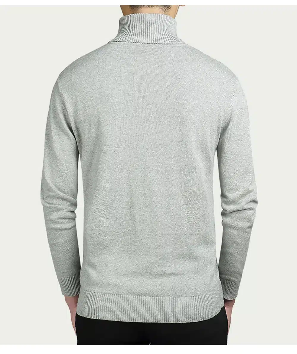 Varsanol Brand New Casual Turtleneck Sweater Men Pullovers Autumn Fashion Style Sweater Solid Slim Fit Knitwear Full Sleeve Coat 17