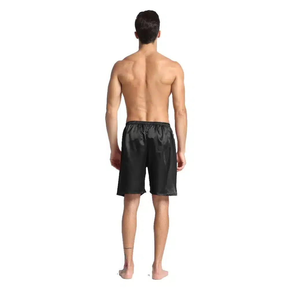Tony&Candice 3PCS/Lot Men's Satin Silk Boxers Pajama Short Trousers Shorts Combo Pack Underwear Pajamas For Men Sleep Bottoms 26