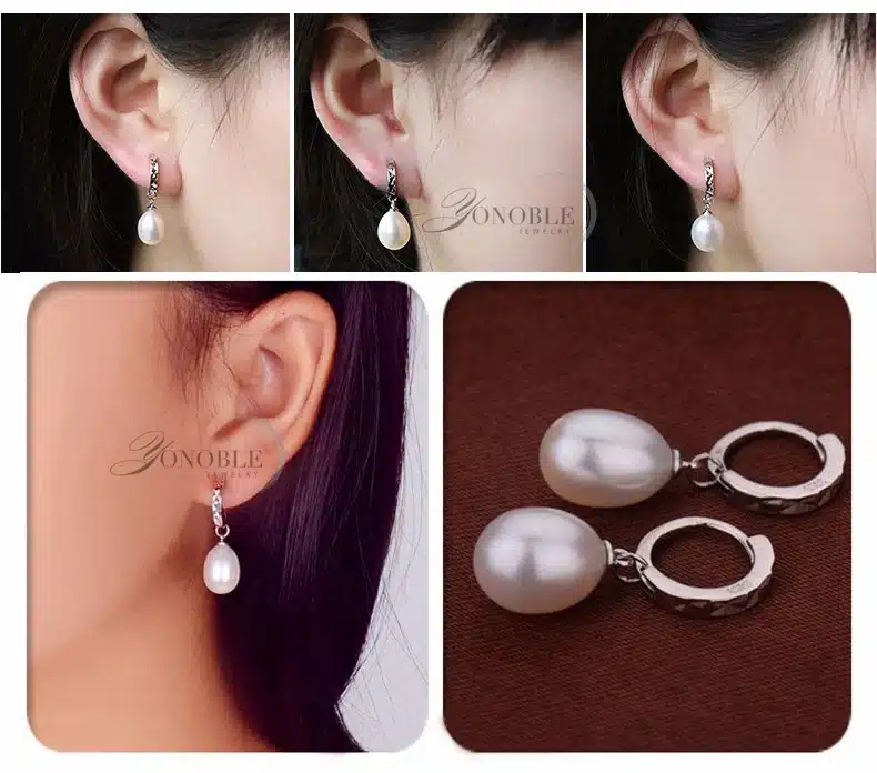 Real freshwater pearl jewelry set women,natural pearl sets 925 sterling silver jewelry girl birthday engagement gift top quality 17