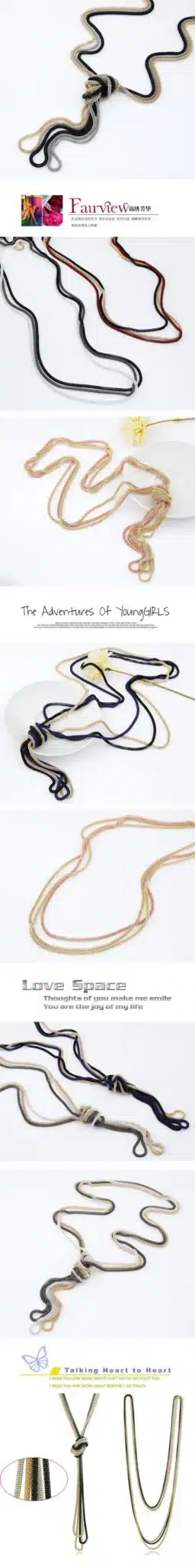 RAVIMOUR Colar Femme Black Choker Necklace Fashion Punk Multilayer Long Chain Necklaces & Pendants for Women Collier Bijouterie 18