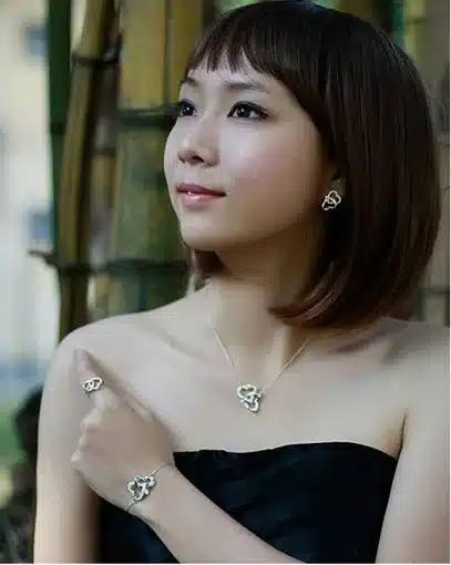 Free Shipping top quality drilling AAAA+ rhinestone 8 colors Necklace Double Heart pendant necklace fashion jewelry top quality 21