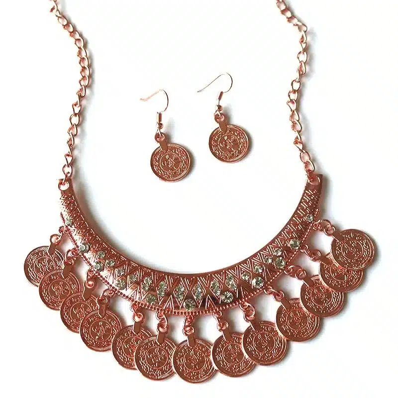 Hot Sale Bohemian Vintage Chokers Necklace Fashion Ethnic Carved Coins Nice Necklaces for Women Fine Jewelry Colar 21