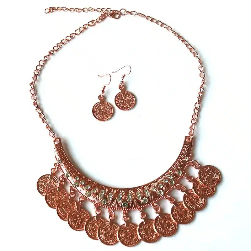 Hot Sale Bohemian Vintage Chokers Necklace Fashion Ethnic Carved Coins Nice Necklaces for Women Fine Jewelry Colar 28