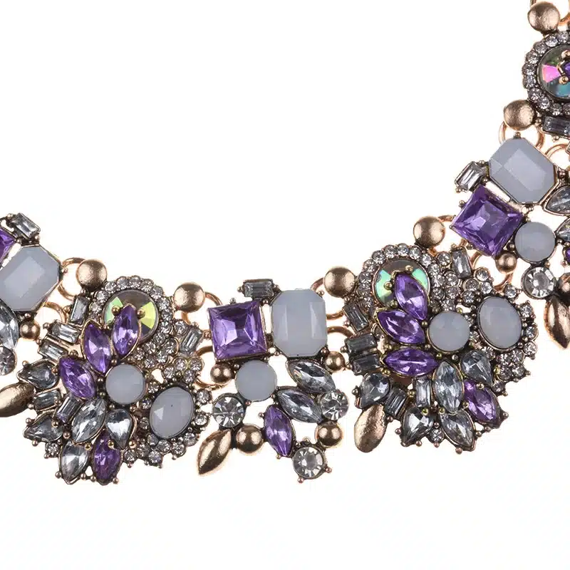 PPG&PGG Rhinestone Flower Necklaces Women Fashion Crystal Jewelry Charm Choker Statement Bib Collar Necklace 2018 10
