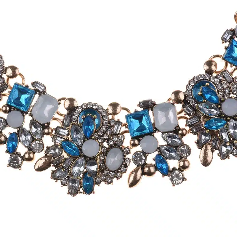 PPG&PGG Rhinestone Flower Necklaces Women Fashion Crystal Jewelry Charm Choker Statement Bib Collar Necklace 2018 12