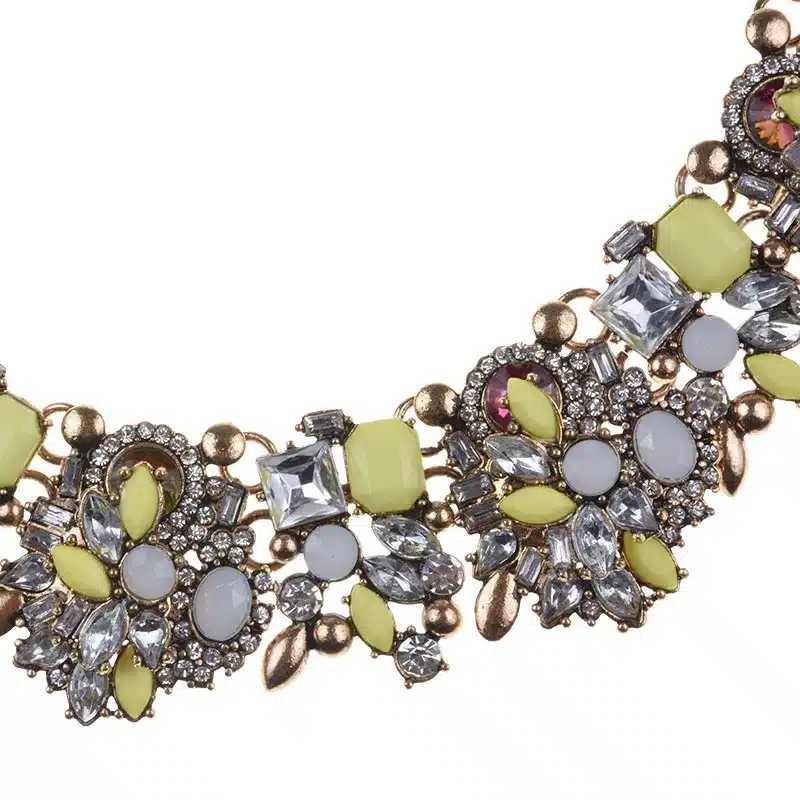 PPG&PGG Rhinestone Flower Necklaces Women Fashion Crystal Jewelry Charm Choker Statement Bib Collar Necklace 2018 18