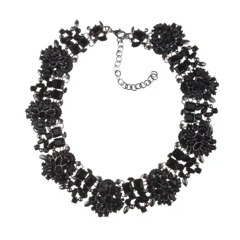 PPG&PGG Rhinestone Flower Necklaces Women Fashion Crystal Jewelry Charm Choker Statement Bib Collar Necklace 2018 24