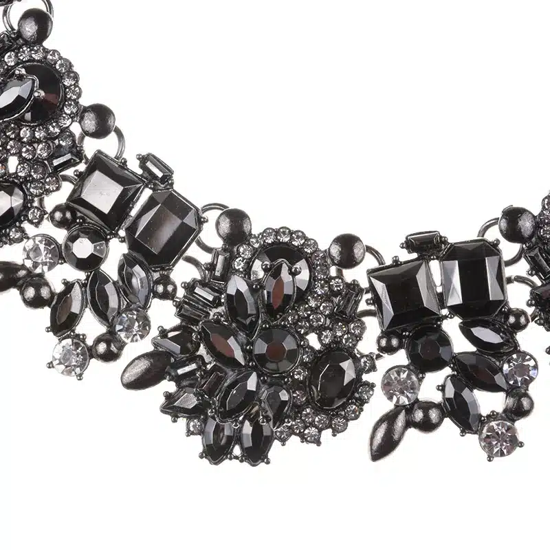 PPG&PGG Rhinestone Flower Necklaces Women Fashion Crystal Jewelry Charm Choker Statement Bib Collar Necklace 2018 27