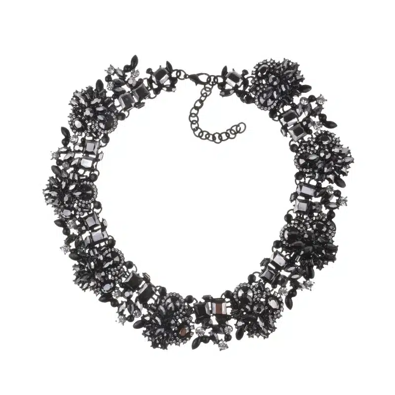 PPG&PGG Rhinestone Flower Necklaces Women Fashion Crystal Jewelry Charm Choker Statement Bib Collar Necklace 2018 28