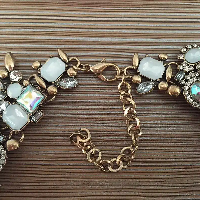 PPG&PGG Rhinestone Flower Necklaces Women Fashion Crystal Jewelry Charm Choker Statement Bib Collar Necklace 2018 33