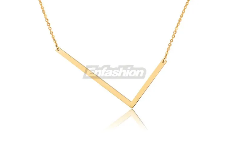 Fashion Letter Necklaces Pendants Alfabet Initial Necklace Gold ColorStainless Steel Choker Necklace Women Jewelry Kolye Collier 27