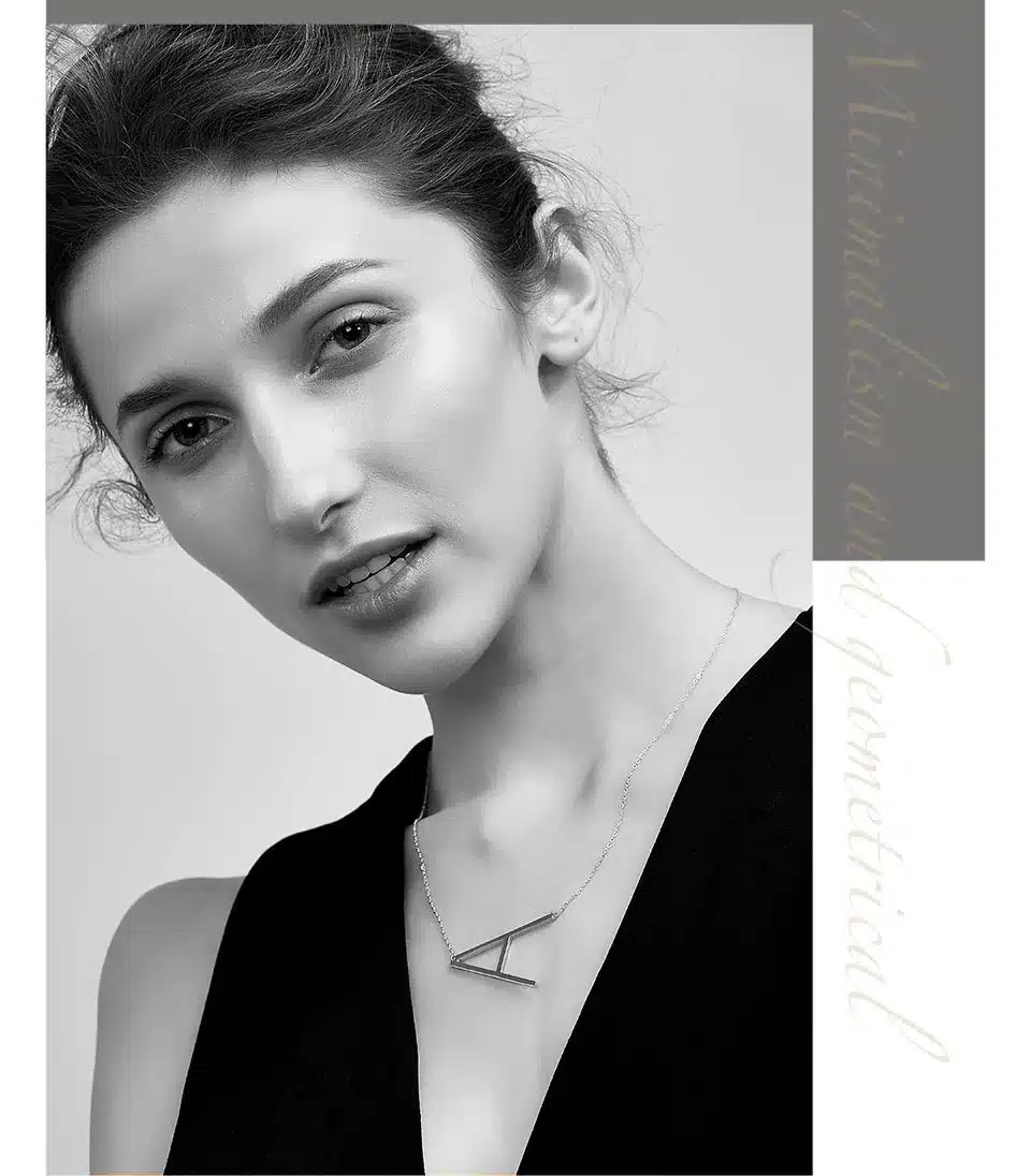 Enfashion Letter Necklaces Pendants Alfabet Initial Necklace Stainless Steel Choker Necklace Women Jewelry Kolye Collier collare 12