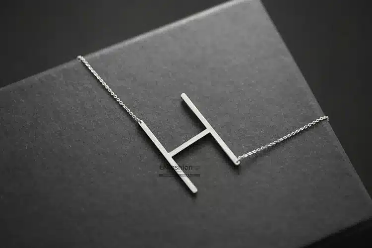 Enfashion Letter Necklaces Pendants Alfabet Initial Necklace Stainless Steel Choker Necklace Women Jewelry Kolye Collier collare 25