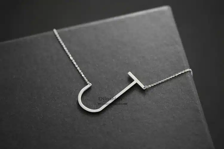 Enfashion Letter Necklaces Pendants Alfabet Initial Necklace Stainless Steel Choker Necklace Women Jewelry Kolye Collier collare 27