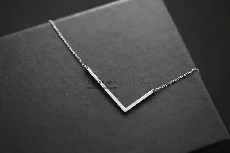 Enfashion Letter Necklaces Pendants Alfabet Initial Necklace Stainless Steel Choker Necklace Women Jewelry Kolye Collier collare 29