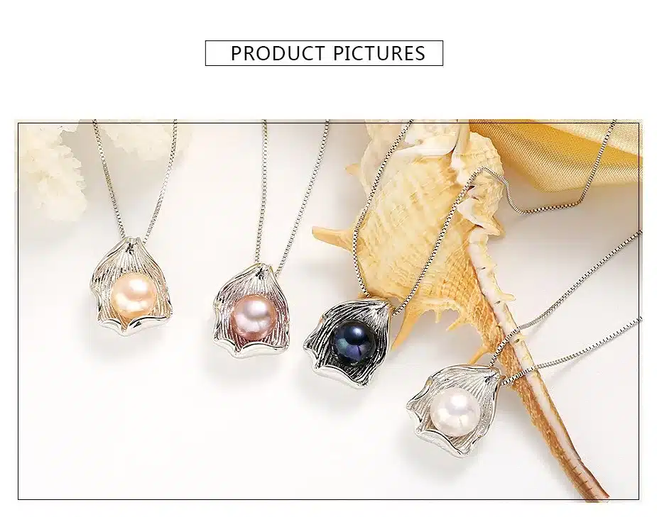 jewelry pendants, elegant women necklace with 10-11mm real natural freshwater pearl pendants 11