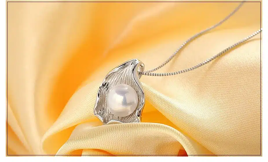 jewelry pendants, elegant women necklace with 10-11mm real natural freshwater pearl pendants 16