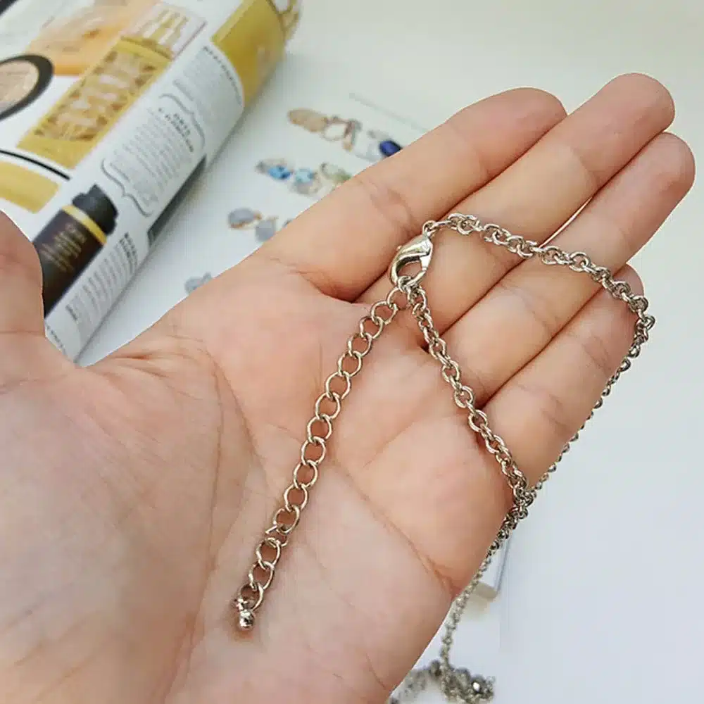 TrinketSea Trendy Lumps Drop Y Pendant Necklace Crystal Bead Strand Chain For Women Rhinestone Free Shipping Fashion Jewelry 17