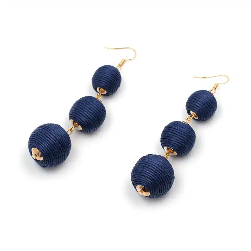 Statement Earrings Ball Pendant Pom Pom Long Drop Earrings for Women Fashion Party Earring Jewelry Wholesale 28