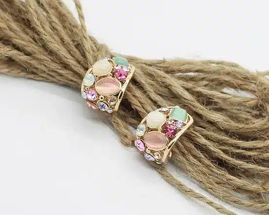 ED003 Hot Sale 2015 Fashion Stud Earrings Ks Style New Hollow Out Earrings for Women brincos 6