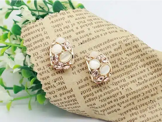 ED003 Hot Sale 2015 Fashion Stud Earrings Ks Style New Hollow Out Earrings for Women brincos 7