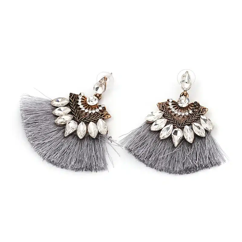 Exaggerate Women Ethnic Vintage Drop Earrings Long Fringe Earrings Boho Statement Jewelry Tassel Earrings pendientes flecos 29