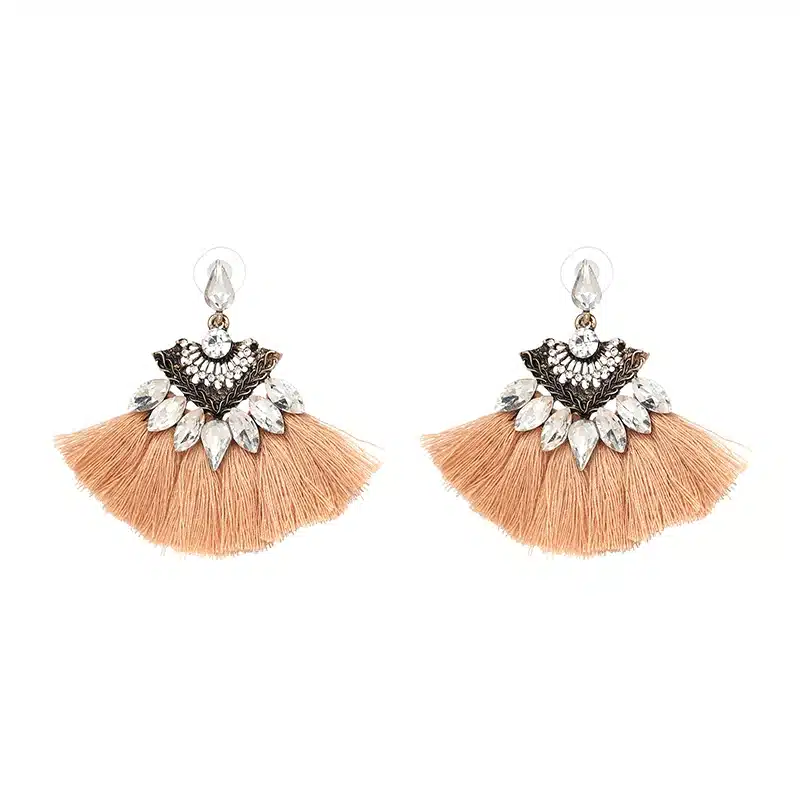 Exaggerate Women Ethnic Vintage Drop Earrings Long Fringe Earrings Boho Statement Jewelry Tassel Earrings pendientes flecos 31
