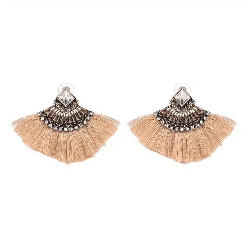 Exaggerate Women Ethnic Vintage Drop Earrings Long Fringe Earrings Boho Statement Jewelry Tassel Earrings pendientes flecos 46