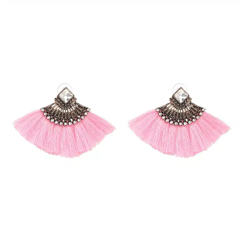Exaggerate Women Ethnic Vintage Drop Earrings Long Fringe Earrings Boho Statement Jewelry Tassel Earrings pendientes flecos 49